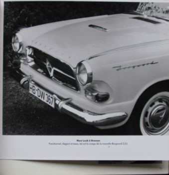 Borgward Modelprogram 1959 "Salon de l'Automobile Paris" Presskit with pressphotos (9259)